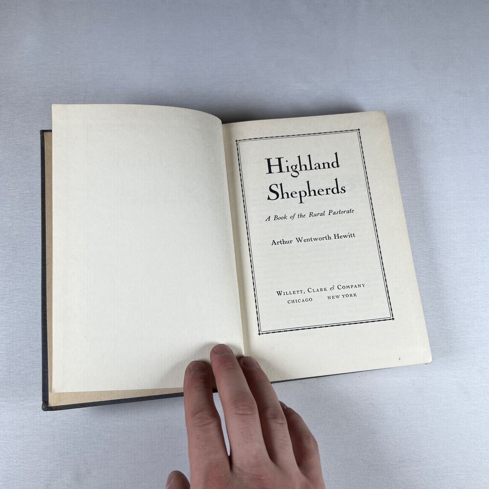"Highland Shepherds" by Arthur Wentworth Hewitt 1939 vintage book - Picture 8 of 13